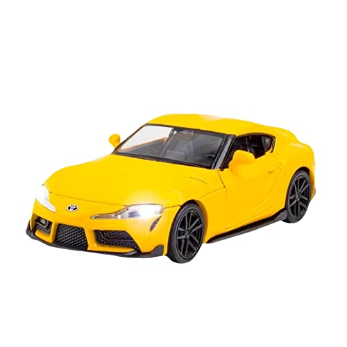 1 32 Passend Für Toyota Supra Yellow Die Casting Alloy Truck Model Collection Souvenir Display Geburtstagsgeschenk Druckgussmodelle Motorfahrzeuge(A) von DUEVEL
