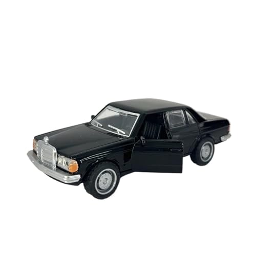 1 36 Für Alloy Druckguss Auto Pull-Back Doppeltür Run Oldtimer Spiel Spielzeug Dekoration Spielzeugauto Druckgussmodelle Motorfahrzeuge(Schwarz) von DUEVEL