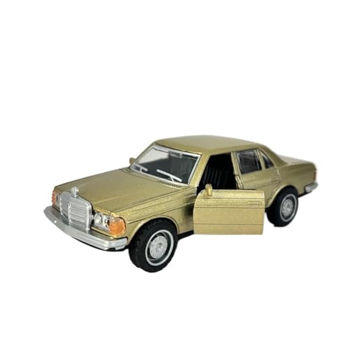 1 36 Für Alloy Druckguss Auto Pull-Back Doppeltür Run Oldtimer Spiel Spielzeug Dekoration Spielzeugauto Druckgussmodelle Motorfahrzeuge(Yellow) von DUEVEL