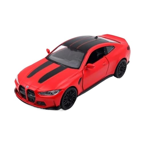 1 36 Für BMW M4 CSL M3 Legierung Sportwagen Diecast Metall Racing Super Car Modell Simulation Sammlung Druckgussmodelle Motorfahrzeuge(Rot) von DUEVEL