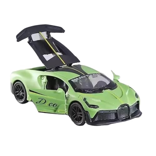 1 36 Für Divforo Legierung Simulation Hypercar Modell Spielzeugauto Mehrtürige Kann Geöffnet Werden Pull Back Für Jungen Geschenk Druckgussmodelle Motorfahrzeuge(Grün) von DUEVEL