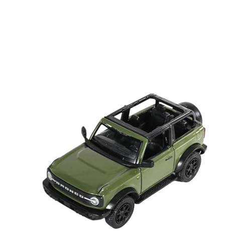 1 36 Für Ford Bronco SUV Offroad Hochnachahmung Legierung Automodell Autodekoration Sammlung Spielzeug Druckgussmodell Spielzeug Druckgussmodelle Motorfahrzeuge(Brown) von DUEVEL
