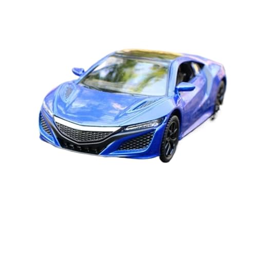 1 36 Für Honda Acura NSX Super Sports Car Collection Modellmaßstab Metalllegierung Diecast Pull Back Toys Druckgussmodelle Motorfahrzeuge(Blau) von DUEVEL