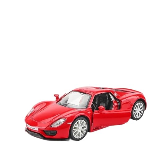 1 36 Für Porsche 918 Sportwagen Legierung Modell Druckguss Fahrzeuge Metall Spielzeug Auto Modell Hohe Simulation Sammlung Spielzeug Druckgussmodelle Motorfahrzeuge(Rot) von DUEVEL