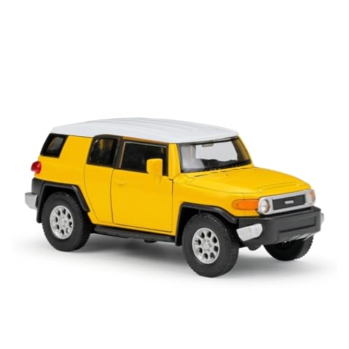 1 36 Für Toyota FJ Crusier Spielzeugautomodell Für Kinder Welly Diecast Offroad-Miniaturfahrzeugmodell Pull Back Collection Druckgussmodelle Motorfahrzeuge von DUEVEL