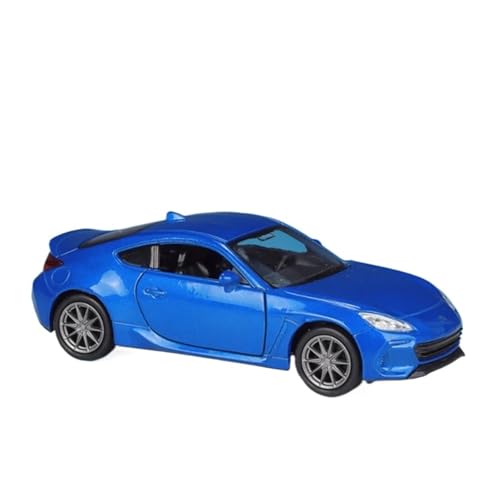 1 36 Kleines Modell Für Subaru Impreza WRX STI Legierungs-Rennwagenmodell – Druckguss-Simulationsspielzeug Mit Rückzugsaktion Druckgussmodelle Motorfahrzeuge(Blue2) von DUEVEL