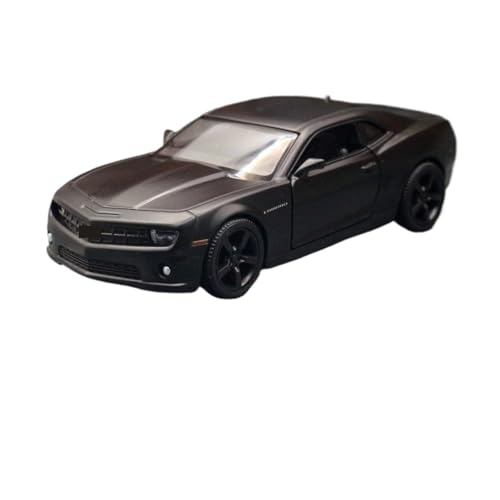 1 36 Sportlimousine-Modell Für Chevrolet Camaro 5 Zoll Spielzeugauto, Legierungsmodell, Miniaturauto Mit Rückzug Druckgussmodelle Motorfahrzeuge(Schwarz) von DUEVEL
