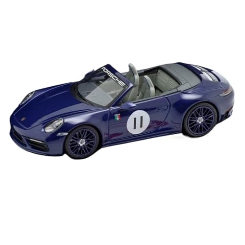 1 43 2024 Für Porsche Original Modell 992 Tribute Blau Cabriolet Mini Cut Druckgussmodelle Motorfahrzeuge 1 43 2024 Für Porsche Original Modell 992 Tribute Blau Cabriolet Mini Cut Druckgussmodelle Motorfahrzeuge von DUEVEL