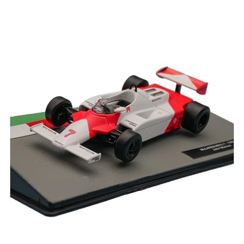 1 43 F1 Racing Honda McLAREN MP4/1 1981 John Watson Legierung Auto Modell Kit Metall Spielzeug Auto Maßstab Druckgussmodelle Motorfahrzeuge von DUEVEL