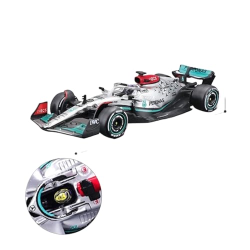 1 43 Für 2022 F1 Mercedes-AMG W13#44 Hamilton #63 Russell Racing Team Diecast Alloy Car Model Series Druckgussmodelle Motorfahrzeuge(12) von DUEVEL