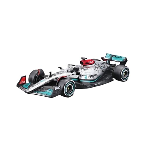 1 43 Für 2022 F1 Mercedes-AMG W13#44 Hamilton #63 Russell Racing Team Diecast Alloy Car Model Series Druckgussmodelle Motorfahrzeuge(2) von DUEVEL