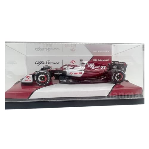 1 43 Für Alfa Romeo C42 Formel Modell F1 Rennwagen Simulation Legierung Auto Modell Zhou Guangyu Druckgussmodelle Motorfahrzeuge(2) von DUEVEL