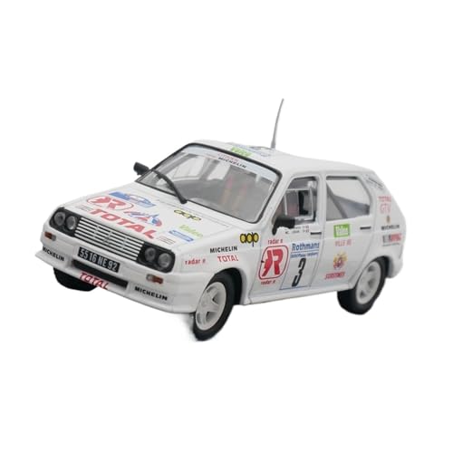1 43 Für Citroen Visa 1000 Pisten WRC 1986 Rallye Auto Modell Spielzeug Auto Kit Kinder Erwachsene Geschenk Druckgussmodelle Motorfahrzeuge von DUEVEL