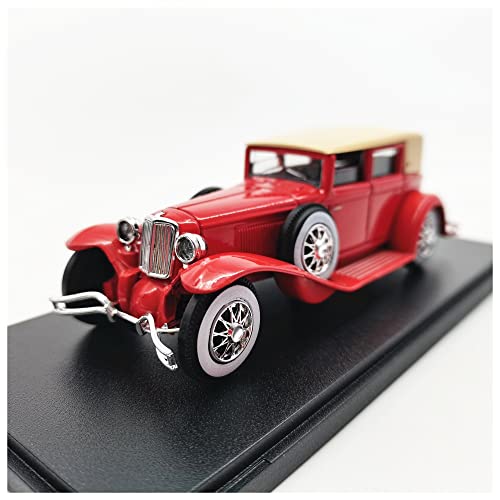 DUEVEL 1 43 Für Cord L 29 Ber Line 1929 Rot Classic Car Alumodell Adult Collection Szene Dekoration Druckgussmodelle Motorfahrzeuge von DUEVEL