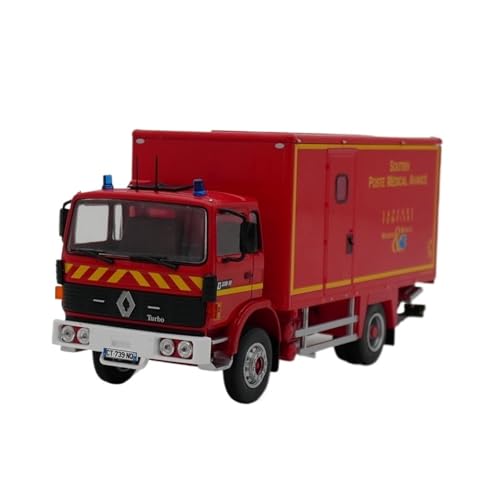 1 43 Für Enault VI G230 Feuerwehrauto Großer Transporter Legierung Automodellbausatz Sammlung Metallspielzeugauto Druckgussmodelle Motorfahrzeuge von DUEVEL