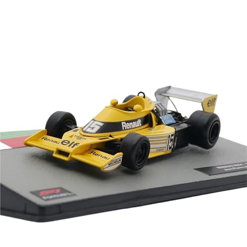 DUEVEL 1 43 Für F1 Renault Racing RS01 1977 Jean-Pierre Jabouille Automodellbausatz Aus Metall Druckgussmodelle Motorfahrzeuge von DUEVEL