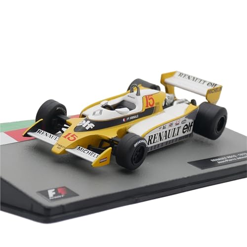 1 43 Für F1 Renault Racing RS10 1979 Jean-Pierre Jabouille Automodellbausatz Aus Metall Druckgussmodelle Motorfahrzeuge von DUEVEL