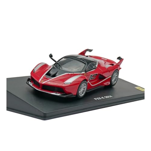 1 43 Für Ferrari FXX K 2014 Rot Supercar Legierung Auto Modell Kit Metall Spielzeug Auto Maßstab Fahrzeug Druckgussmodelle Motorfahrzeuge von DUEVEL