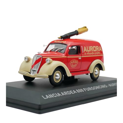 1 43 Für Lancia Ardea 800 Legierung Automodell Aurora Stift Werbung Auto Modellbausatz Metall Spielzeugauto Druckgussmodelle Motorfahrzeuge von DUEVEL