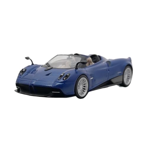 1 43 Für Pagani Huayra Roadster 2017 Blau Coupe Modell Kit Metall Spielzeug Auto Skala Fahrzeug Sammlung Druckgussmodelle Motorfahrzeuge von DUEVEL