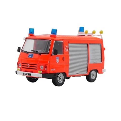 1 43 Für Peugeot J9 Van Französisch Feuer Motor Legierung Auto Modell Kit Sammlung Metall Spielzeug Auto Geschenk Druckgussmodelle Motorfahrzeuge von DUEVEL