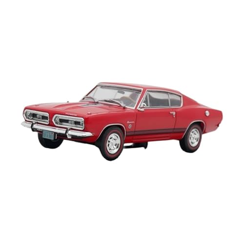 1 43 Für Plymouth Barracuda 1968 Amerikanischen Muscle Car Legierung Auto Modell Kit Spielzeug Auto Geschenk Druckgussmodelle Motorfahrzeuge von DUEVEL