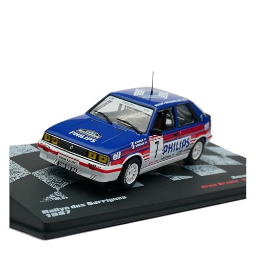 1 43 Für Renault 11 Turbo WRC 1987 Rallye Auto Modell Kit Metall Spielzeug Auto Skala Fahrzeug Sammlung Druckgussmodelle Motorfahrzeuge von DUEVEL