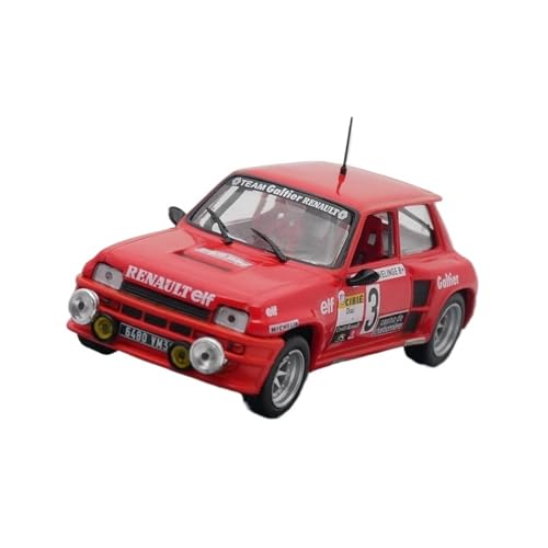 1 43 Für Renault 5 Turbo WRC 1981 Rallye-Legierung Automodellbausatz Kinderspielzeug Erwachsenensammlung Geschenk Druckgussmodelle Motorfahrzeuge von DUEVEL