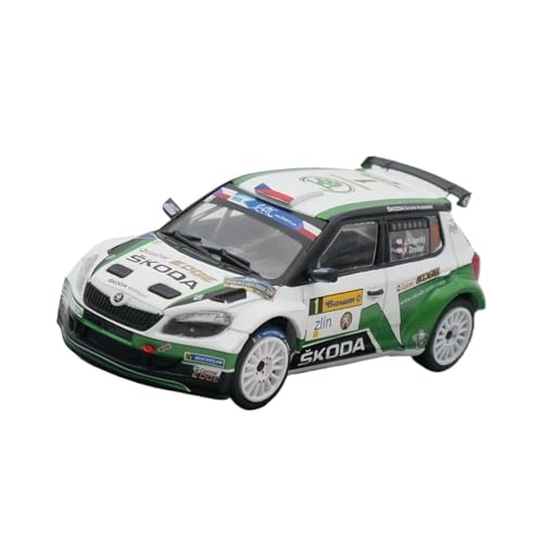 1 43 Für Skoda Fabia S2000 WRC 2013 Rallye-Legierung Automodellbausatz Spielzeugauto Geschenk Hobbysammlung Druckgussmodelle Motorfahrzeuge von DUEVEL