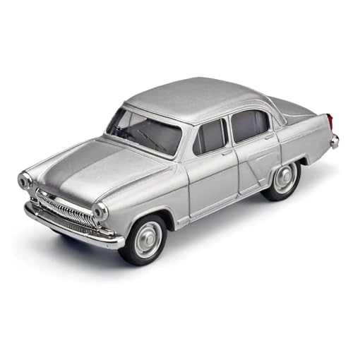 1 43 Für Wolga GAZ-21 Legierung AutoDiecasts Metall Spielzeug Klassische Fahrzeuge Simulation Sound Und Licht Sammlung Druckgussmodelle Motorfahrzeuge(Gray) von DUEVEL