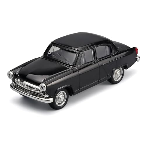 1 43 Für Wolga GAZ-21 Legierung AutoDiecasts Metall Spielzeug Klassische Fahrzeuge Simulation Sound Und Licht Sammlung Druckgussmodelle Motorfahrzeuge(Schwarz) von DUEVEL