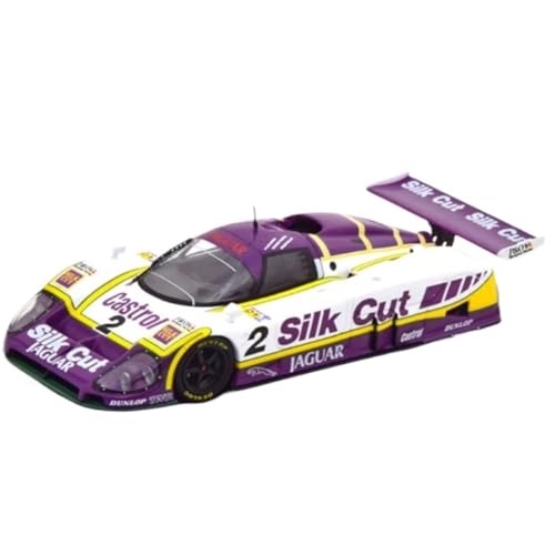 1 43 IXO XJR-9#2 Für Jaguar 1988 Le Mans Siegreiches Rallye-Modellauto-Sammlungslegierungsfahrzeug Druckgussmodelle Motorfahrzeuge von DUEVEL
