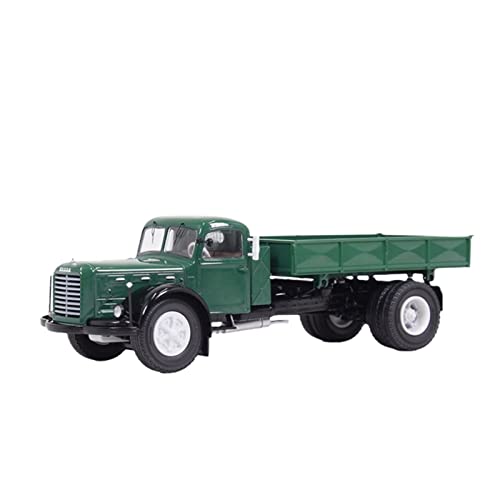 1 43 Ostdeutscher Technik-LKW SKODA-796RS 1952 Grünes Legierungsauto Statisches Simulationsmodell Spielzeuggeschenk Druckgussmodelle Motorfahrzeuge von DUEVEL