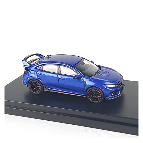 1 64 Für Honda Civic Typ R FK8 Legierungssimulation Modellauto Erwachsene Sammlung Ornamente Display Druckgussmodelle Motorfahrzeuge(Blau) von DUEVEL