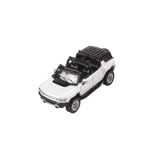 1 64 Für Hummer EV Metallsimulation Geländewagen-Legierung Druckguss-Automodell-Sammlungsornamente Druckgussmodelle Motorfahrzeuge(White) von DUEVEL