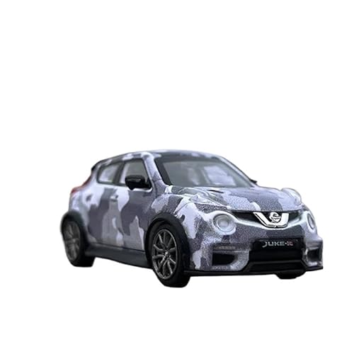 1 64 Für Nissan Juke R SUV Legierung Diecast Metall Spielzeug Fahrzeug Simulation Miniatur Sammlung Druckgussmodelle Motorfahrzeuge(Gray) von DUEVEL