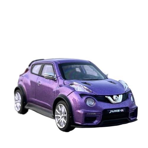 1 64 Für Nissan Juke R SUV Legierung Diecast Metall Spielzeug Fahrzeug Simulation Miniatur Sammlung Druckgussmodelle Motorfahrzeuge(Purple) von DUEVEL
