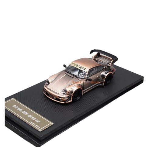1 64 Für Porsche 964 Aus Druckgusslegierung Spielzeug Sportwagen Klassiker Nostalgie-Souvenir Statische Anzeige Druckgussmodelle Motorfahrzeuge(Brass) von DUEVEL