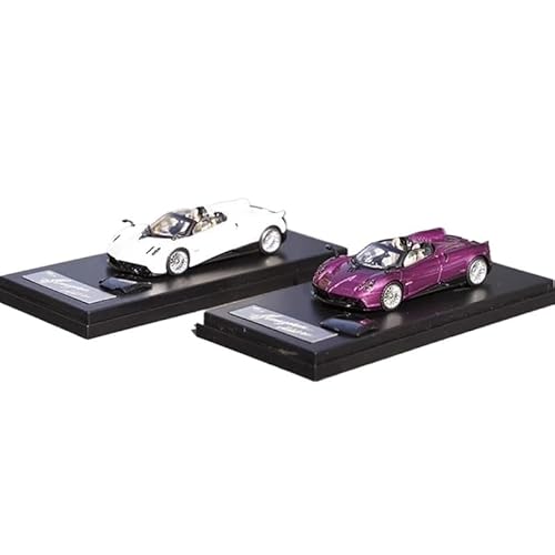 1 64 Für ScaleDie Gussmetall Huayra BC Version Sportwagen Legierung Serie Modell Erwachsene Sammlung Statische Anzeige Druckgussmodelle Motorfahrzeuge(Purple) von DUEVEL