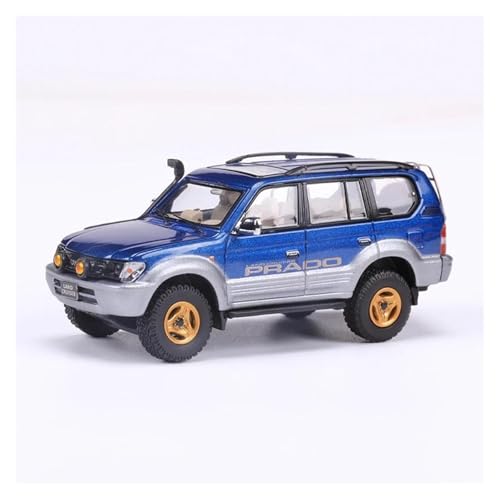 1 64 Für Toyota Land Cruiser Prado 90 Modellauto Aus Druckgusslegierung. Serie Von Sammlerornamenten Druckgussmodelle Motorfahrzeuge(Blau) von DUEVEL