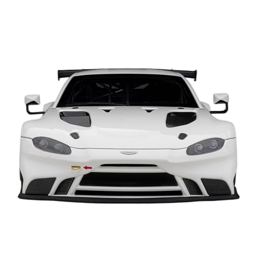1:18 Für Aston Martin GTE LE Kunststoff Fahrzeug Modell Spielzeug Sammlung Geschenk Erwachsene Hobby Druckgussmodelle Motorfahrzeuge(White) von DUEVEL