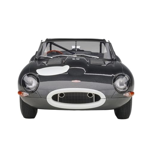 1:18 Für Jaguar E-Type Cabrio Limousine Legierung Fahrzeug Modell Spielzeug Sammlung Geschenke Erwachsene Hobby Druckgussmodelle Motorfahrzeuge(Gray) von DUEVEL
