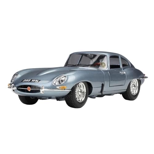 1:18 Für Jaguar E-Type Coupe Auto Modell Diecast Metall Fahrzeug Spielzeug Sammeln Sammlung Ornamente Souvenir Druckgussmodelle Motorfahrzeuge(Blau) von DUEVEL
