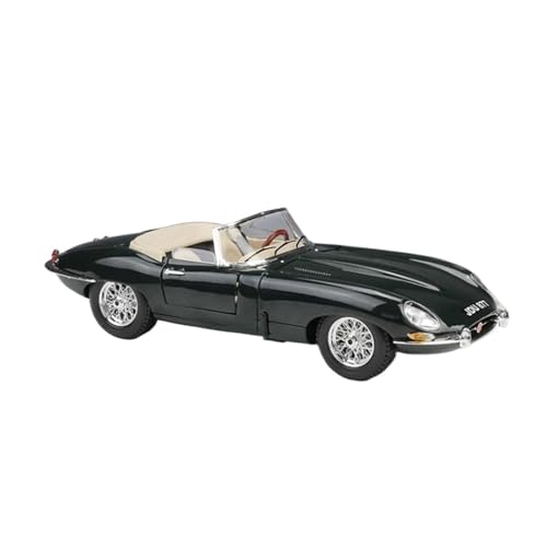 1:18 Für Jaguar E-Type Coupe Auto Modell Diecast Metall Fahrzeug Spielzeug Sammeln Sammlung Ornamente Souvenir Druckgussmodelle Motorfahrzeuge(Grün) von DUEVEL