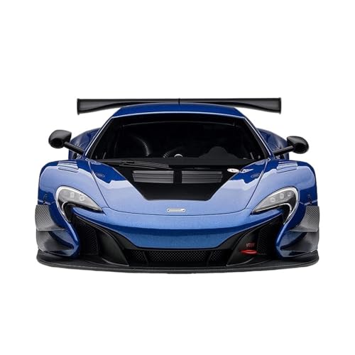 1:18 Für McLaren 650S GT3 Weiß Limousine Fahrzeug Modell Spielzeug Sammlung Geschenk Erwachsene Hobby Druckgussmodelle Motorfahrzeuge(Blau) von DUEVEL