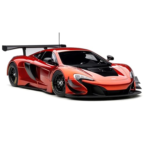 1:18 Für McLaren 650S GT3 Weiß Limousine Fahrzeug Modell Spielzeug Sammlung Geschenk Erwachsene Hobby Druckgussmodelle Motorfahrzeuge(Rot) von DUEVEL