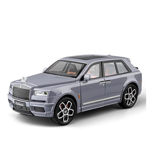 1:20 Für Rolls Royce SUV Cullinan Alloy Luxy Car Model Diecast Metal Car Model Sound Und Light Collectibles Druckgussmodelle Motorfahrzeuge(Gray) von DUEVEL