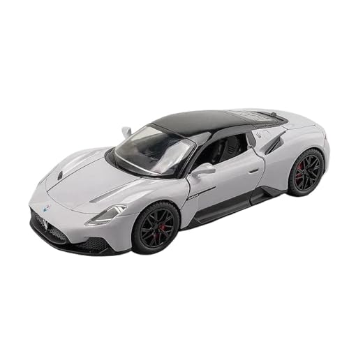 1:22 Für Maserati MC20 Legierung Sport Auto Modell Druckguss Metall Fahrzeuge Auto Modell Simulation Dekorationen Geschenk Druckgussmodelle Motorfahrzeuge(Gray) von DUEVEL