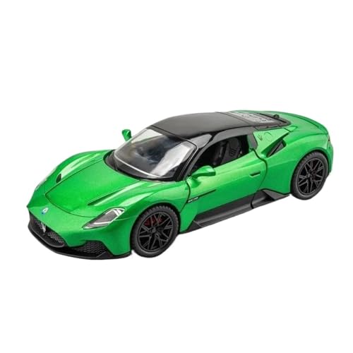 1:22 Für Maserati MC20 Legierung Sport Auto Modell Druckguss Metall Fahrzeuge Auto Modell Simulation Dekorationen Geschenk Druckgussmodelle Motorfahrzeuge(Grün) von DUEVEL