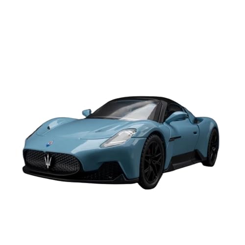 1:22 Für Maserati MC20 Supercar Legierung Modell Druckguss Metall Sound Und Licht Jungen Auto Spielzeug Druckgussmodelle Motorfahrzeuge(Blau) von DUEVEL